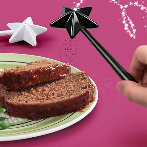 Make every meal a magical affair with pink salt and pepper shakers shaped like magic wands